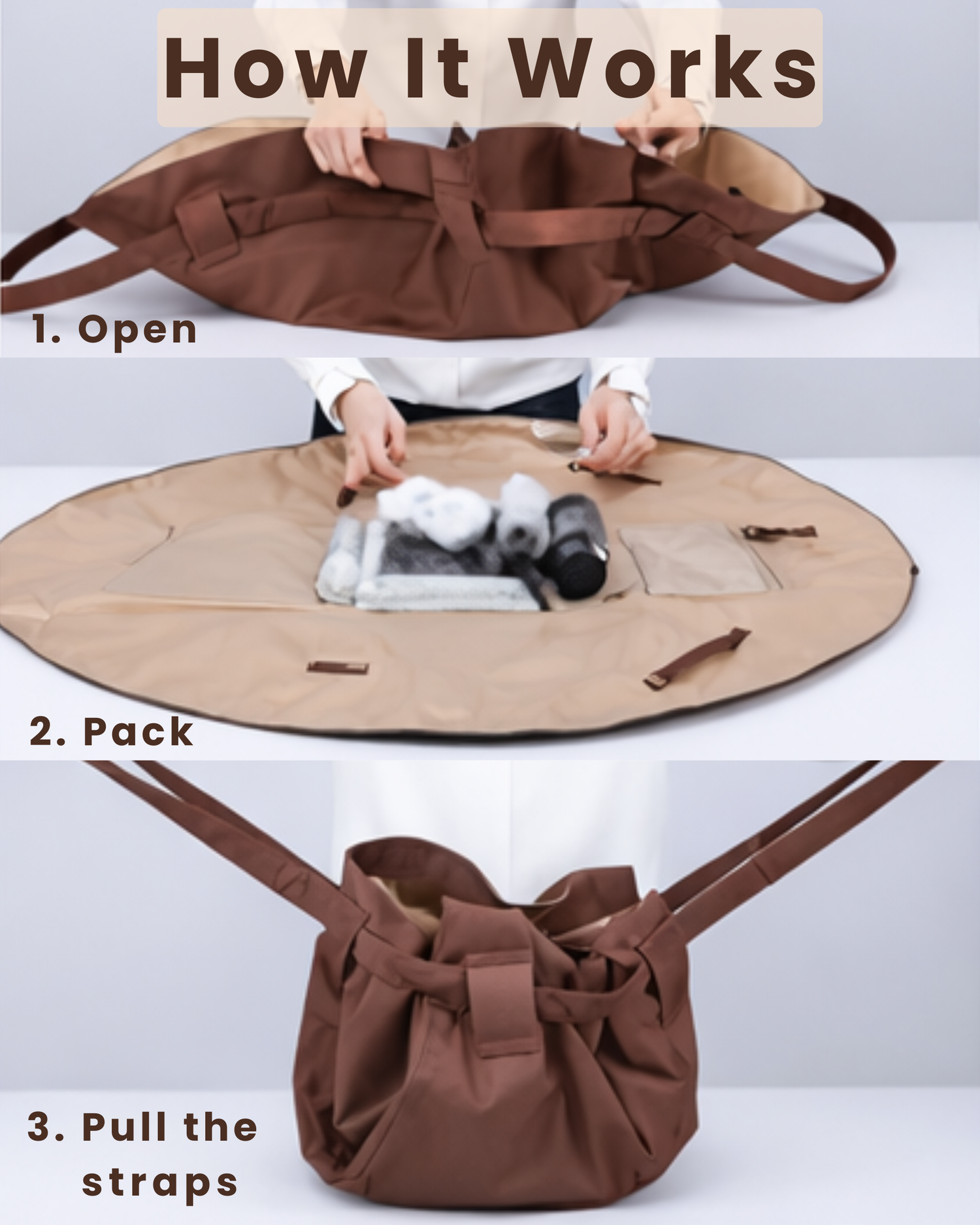 Step-by-step guide on how to use the KESTO Bag